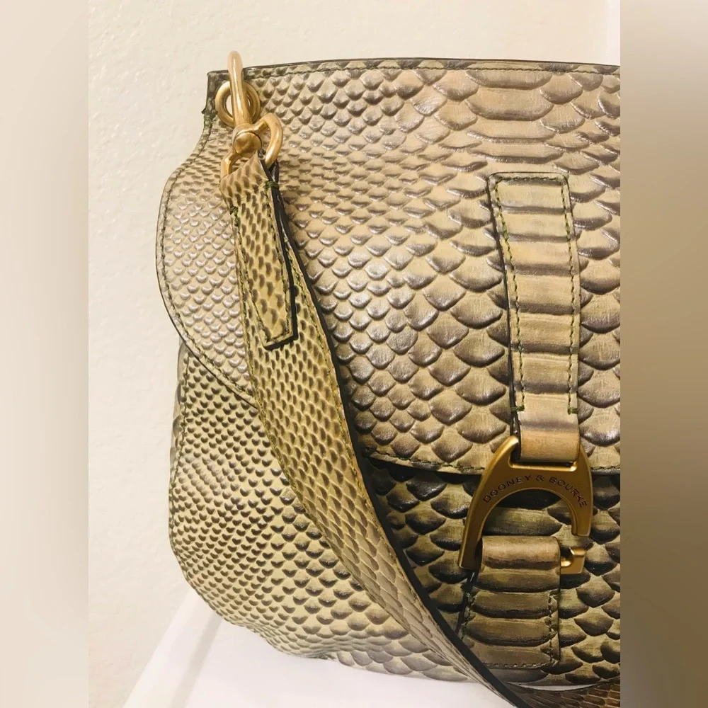 Dooney & Bourke Python Satchel - Picture 12 of 14